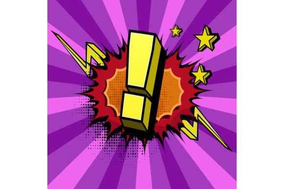 Download Exclamation Sign Comic Book Background - Comic book Collection