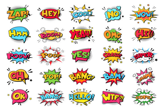 Download Comic Book Bubbles - Comic book Collection