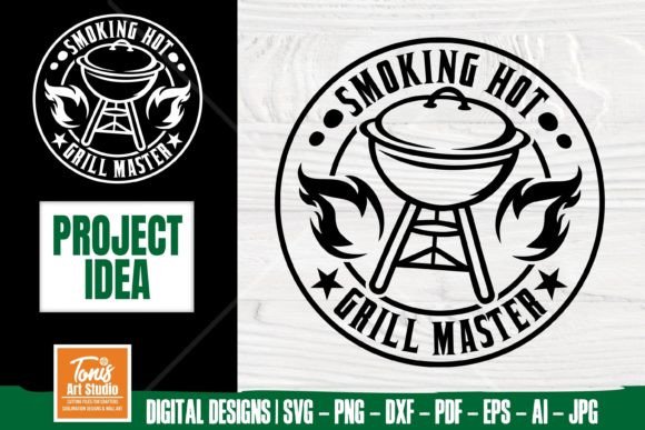 Download Smoking Hot Grill Master SVG | Bbq SVG - Grill Collection