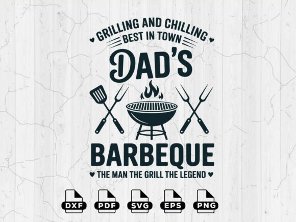 Download BBQ SVG, Dad's Bar and Grill Cut Files - Grill Collection