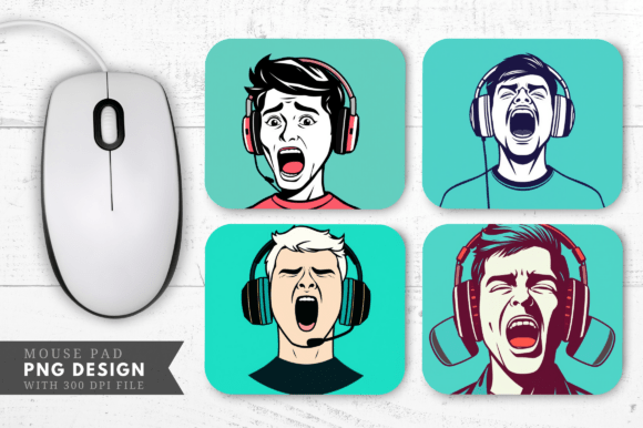 Download ​Bold Shout Mouse Pad Design, Comic Book - Comic book Collection